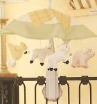 Green Acres Musical Mobile by Glenna Jean