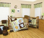 Chibi Zoo 4pc Crib Bedding Set