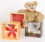 McKenzie Wall Hanging Bear with Blocks by Glenna Jean