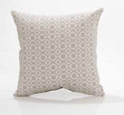 Grayson Pillow - Gray Diamond by Glenna Jean