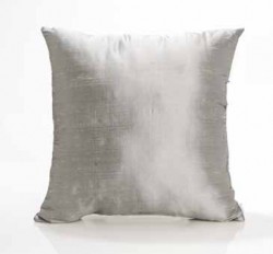Grayson Pillow - Gray Silk by Glenna Jean