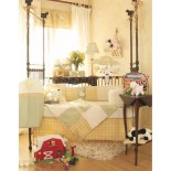 Green Acres 8 Pc Baby Crib Bedding Set by Glenna Jean
