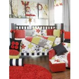 Glenna Jean McKenzie 4 Piece Baby Crib Bedding Set