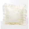 Ava Pillow - Cream Ribbon with Ruffle by Glenna Jean