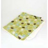 Spa Throw Green Circles with Softee back by Glenna Jean