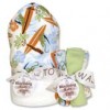 Surf's Up Hooded Towel and Wash Cloth Set
